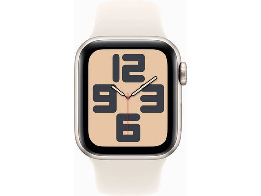 APPLE Watch SE GPS 40mm Alumínio Luz das Estrelas com Bracelete Desportiva Luz das Estrelas (Tamanho: S/M)