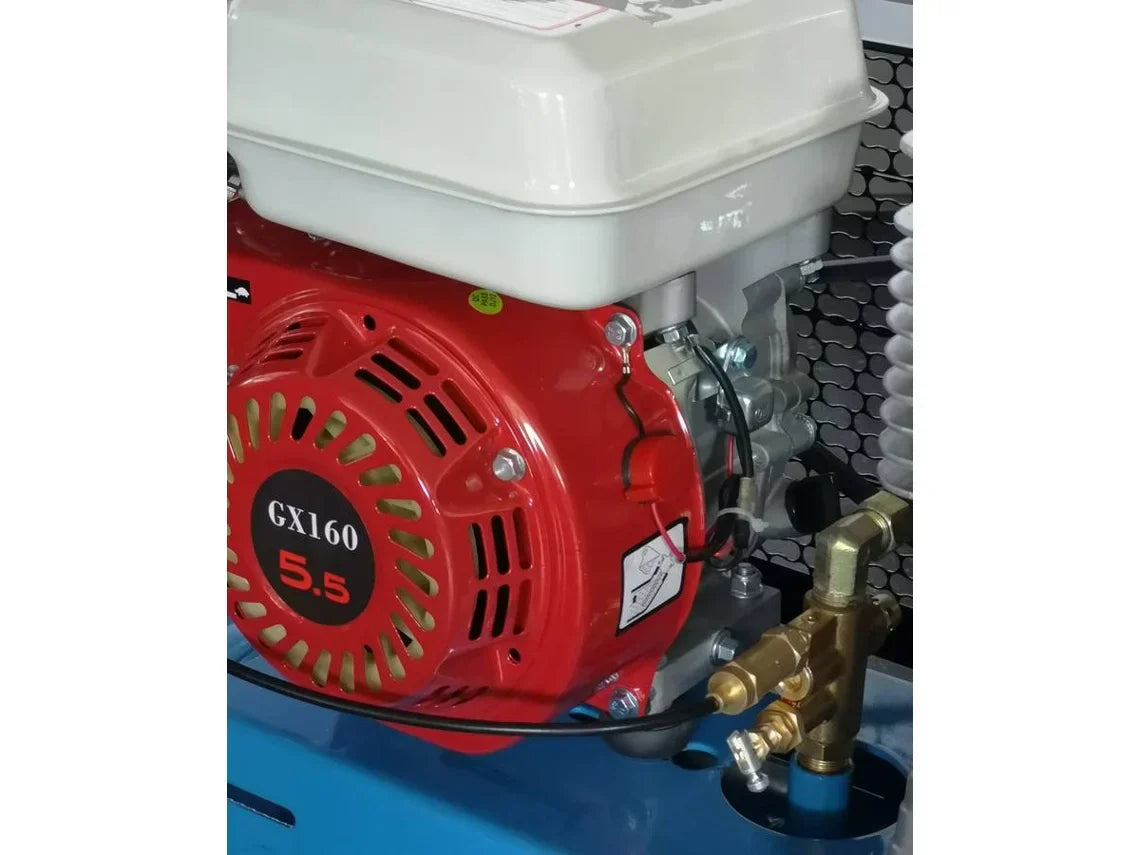 Compresor de aire - Gasolina + Eléctrico - 200L - SAURIUM