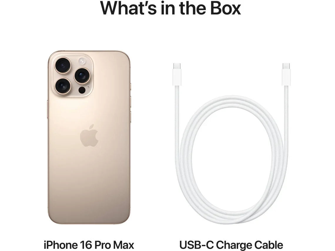 iPhone 16 Pro Max APPLE (6.9'' - 256 GB - Titânio Deserto)