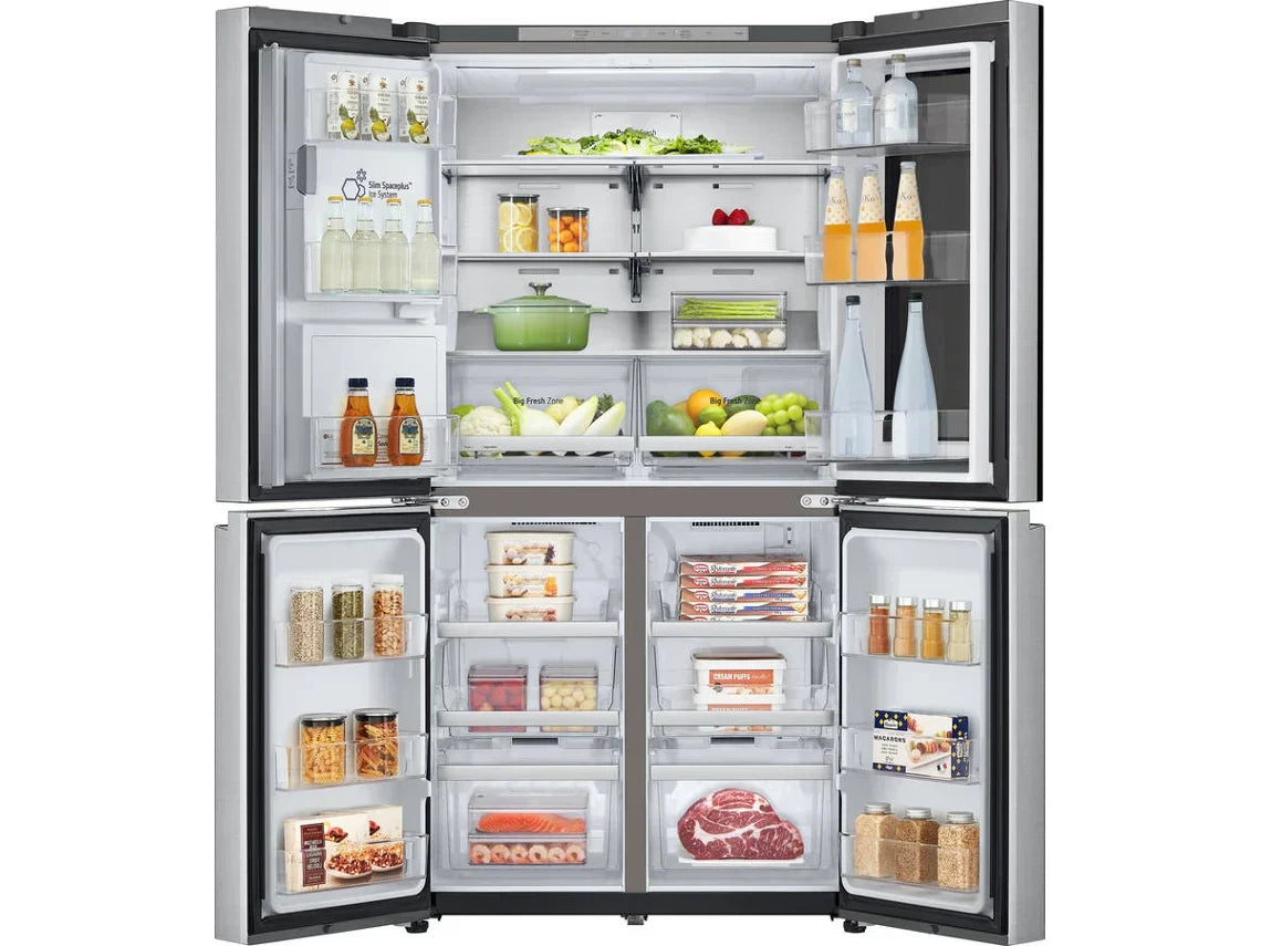 Frigorífico Americano SBS LG GMG960MBJE INSTAVIEW DOOR (No Frost - 179,2 cm - 638 L - Inox)