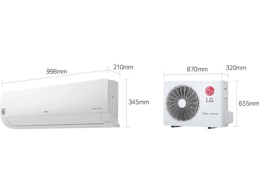 Ar Condicionado LG 32CONFWF18.SET (36 m² - 4337 Frig/h - Branco)