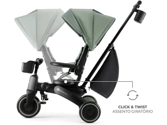 Triciclo 5 em 1 KINDERKRAFT Jazz 2 (Verde)