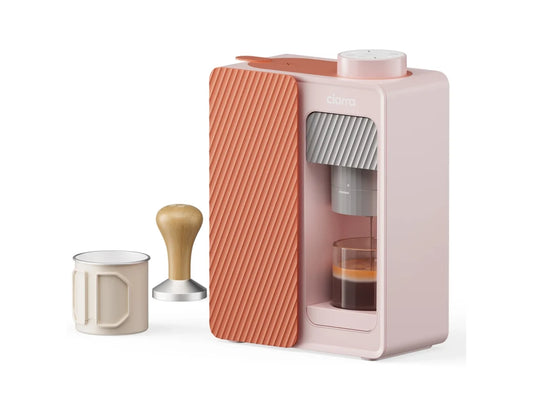 Máquina De Café Manual Portátil Café Dois Modos De Uso Awpcm551 P Ciarra (15 Bar Café Moído Rosa)