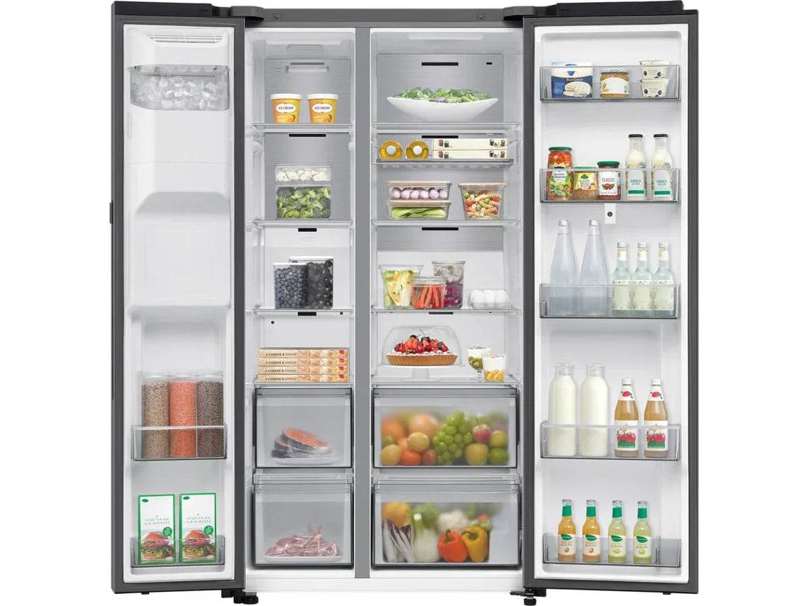 Frigorífico Americano SAMSUNG RS90F66BETEF E (No Frost - 178.4 cm - 614 L - Inox)
Energetic Certification - E