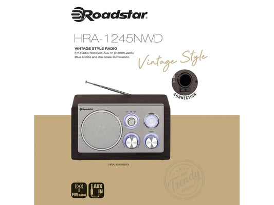 Rádio de Mesa Roadstar HRA-1245NWD