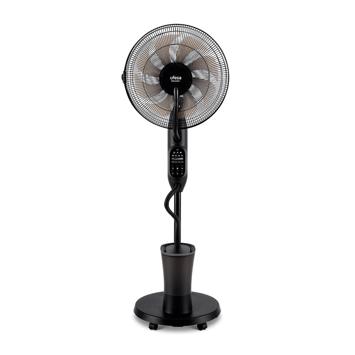 Ventilador de pedestal VNDC com função de névoa