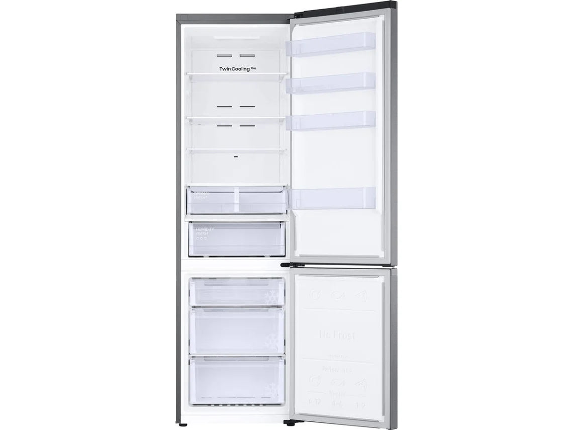 Frigorífico Combinado SAMSUNG RB38T607BS9/EF (No Frost - 203 cm - 387 L - Inox)