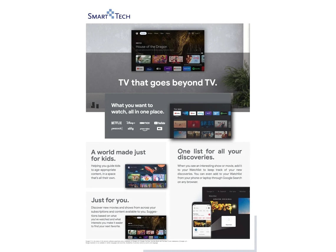 TV GOOGLE 32HG01V (LED - 32'' - 81 cm - HD - Smart TV)