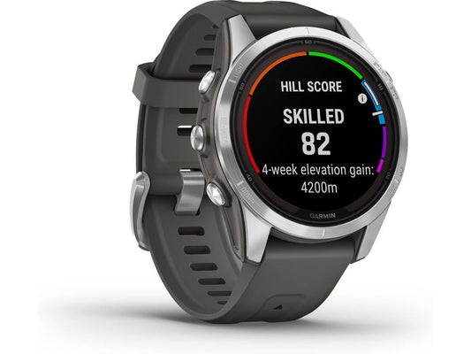 Smartwatch GARMIN Fenix 7S Pro Edição Solar (Bluetooth e Wi-Fi – Até 11/14 dias de autonomia com energia solar – Grafite)