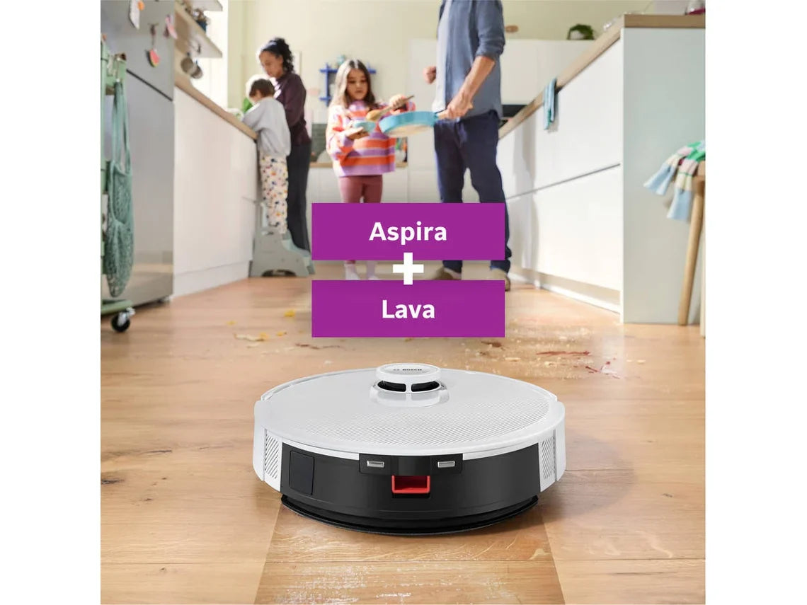 Aspirador Robô BOSCH Spotless Advance+ BCRD2W + Base Autodust (Autonomia: 160 min - 1500 ml - Branco)