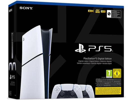 Console PS5 Slim Digital + DualSense Branco