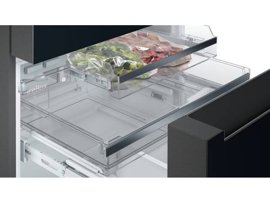 Frigorífico Americano SIEMENS KF96RSBEA (No Frost - 183 cm - 572 L - Preto)