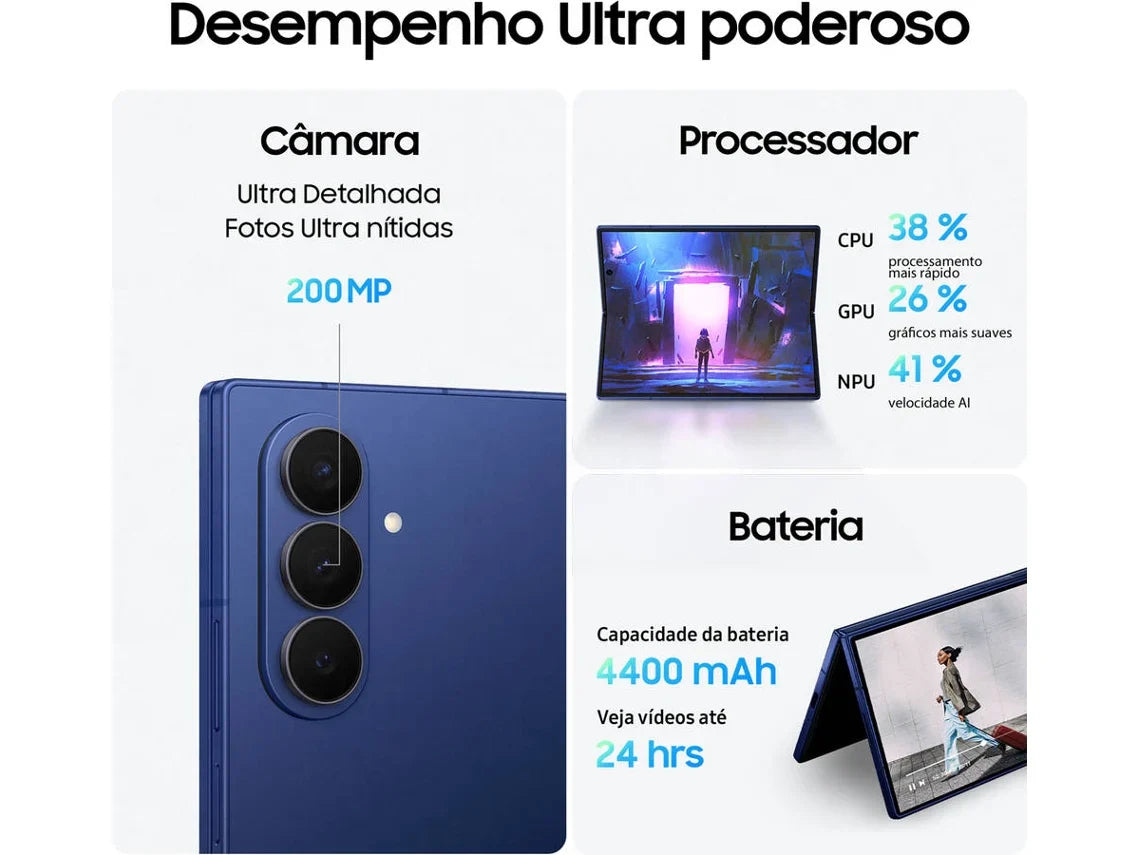 Smartphone SAMSUNG Galaxy Z Fold 7 (8'' - 12 GB - 512 GB - Cinzento Escuro)