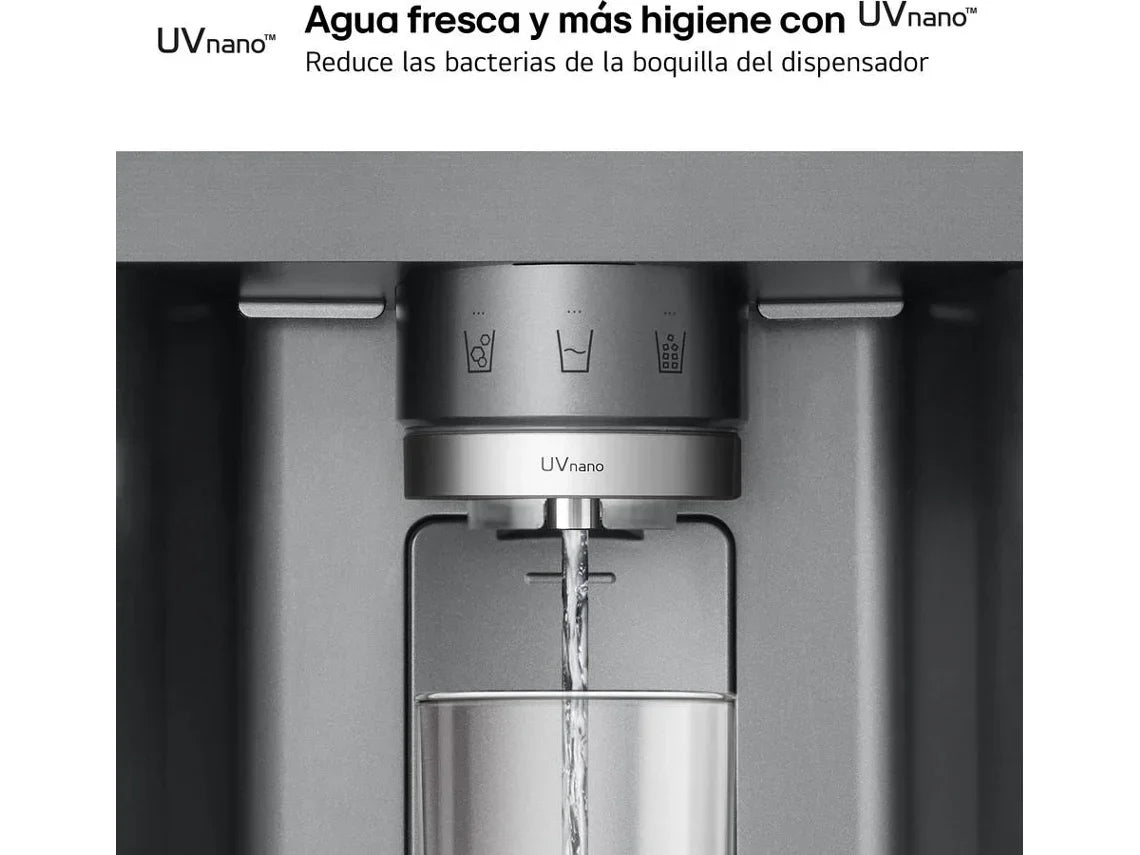 Frigorífico Americano LG GSXE80PYBD Instaview (No Frost - 628 L - 179 cm - Inox)