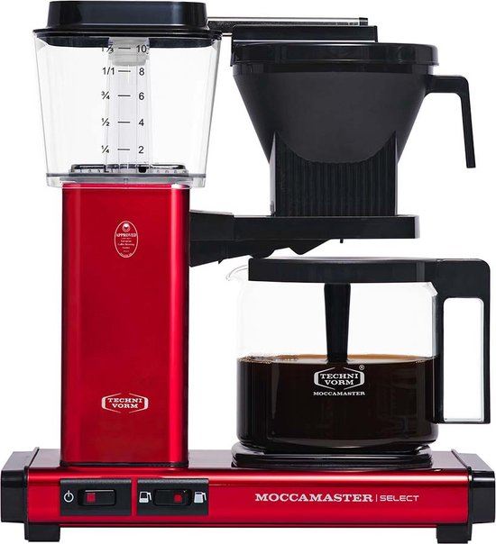 Cafeteira Moccamaster KBG 53990 1,2 L 240 V 1520 W Viagem Plástico Alumínio Vermelho