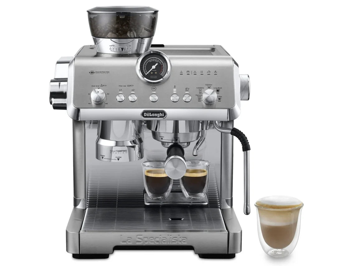 Máquina de Café Manual DELONGHI EC9555.M La Specialista Opera (15 bar - Café Moído e Grão)