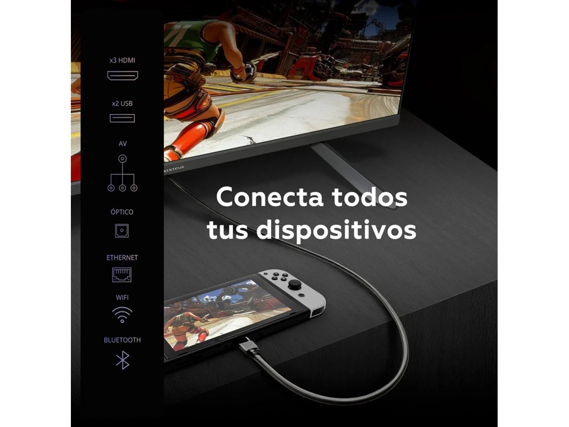 Smart Tv 50 Polegadas 4k Hey Google Official Assistant Com Controle De Voz. Televisão Android