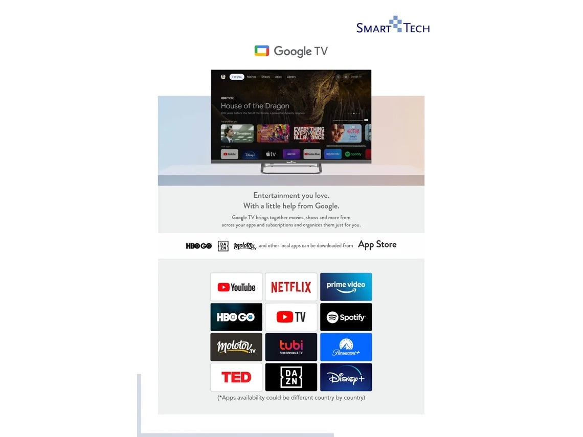 TV GOOGLE 32HG01V (LED - 32'' - 81 cm - HD - Smart TV)