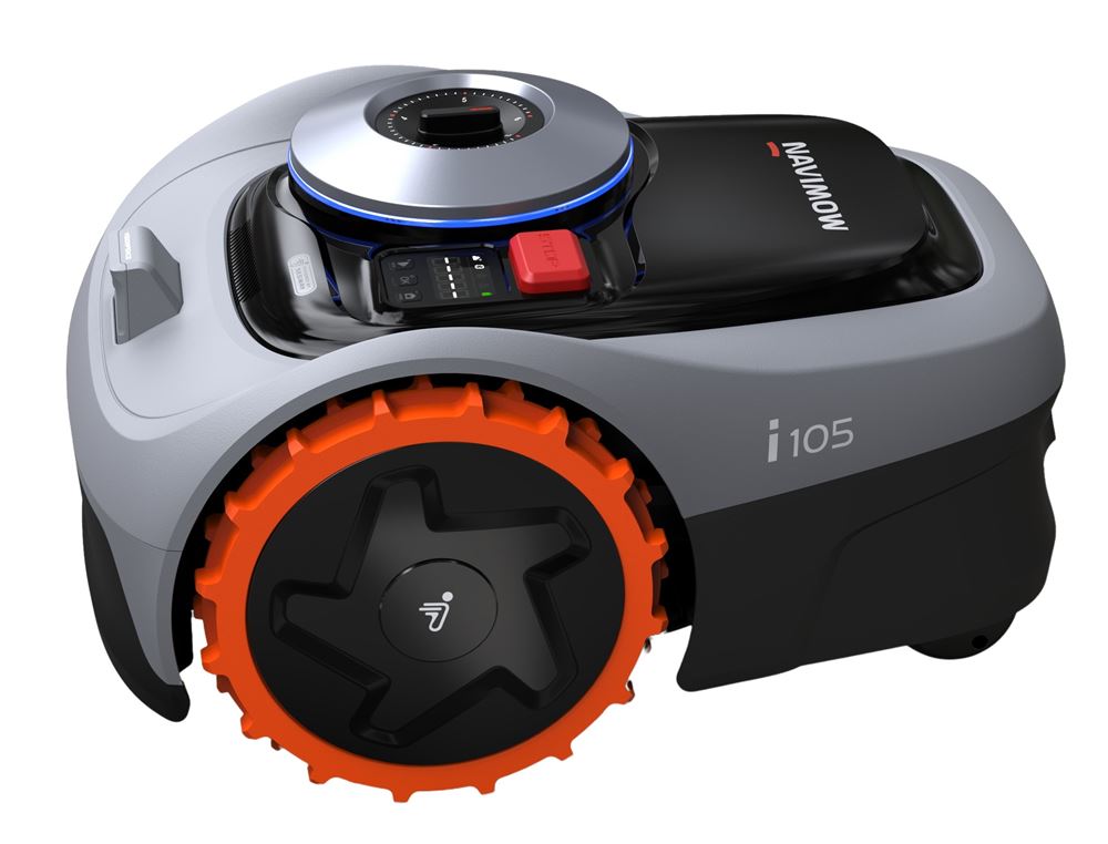 Robot cortador de relva Navimow i105E 55 W Cinza