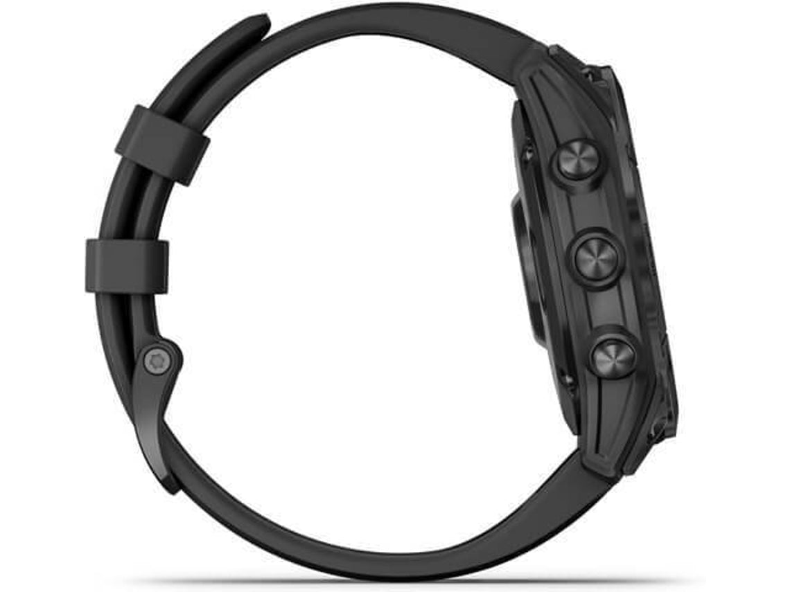 Relógio Esportivo GARMIN Fenix 7 Solar (Bluetooth – Até 14 dias de autonomia com Energia Solar – Preto