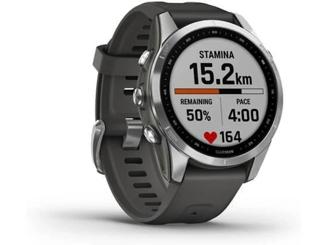 Relógio Esportivo GARMIN Fenix 7S (Bluetooth - Até 18 dias de autonomia - Cinza)