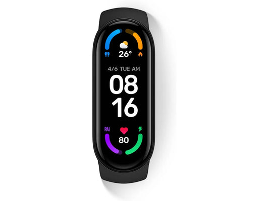 Pulseira Desportiva XIAOMI Mi Band 6 (Bluetooth - Até 14 dias de autonomia - À prova de água - SpO2 - Preto)
