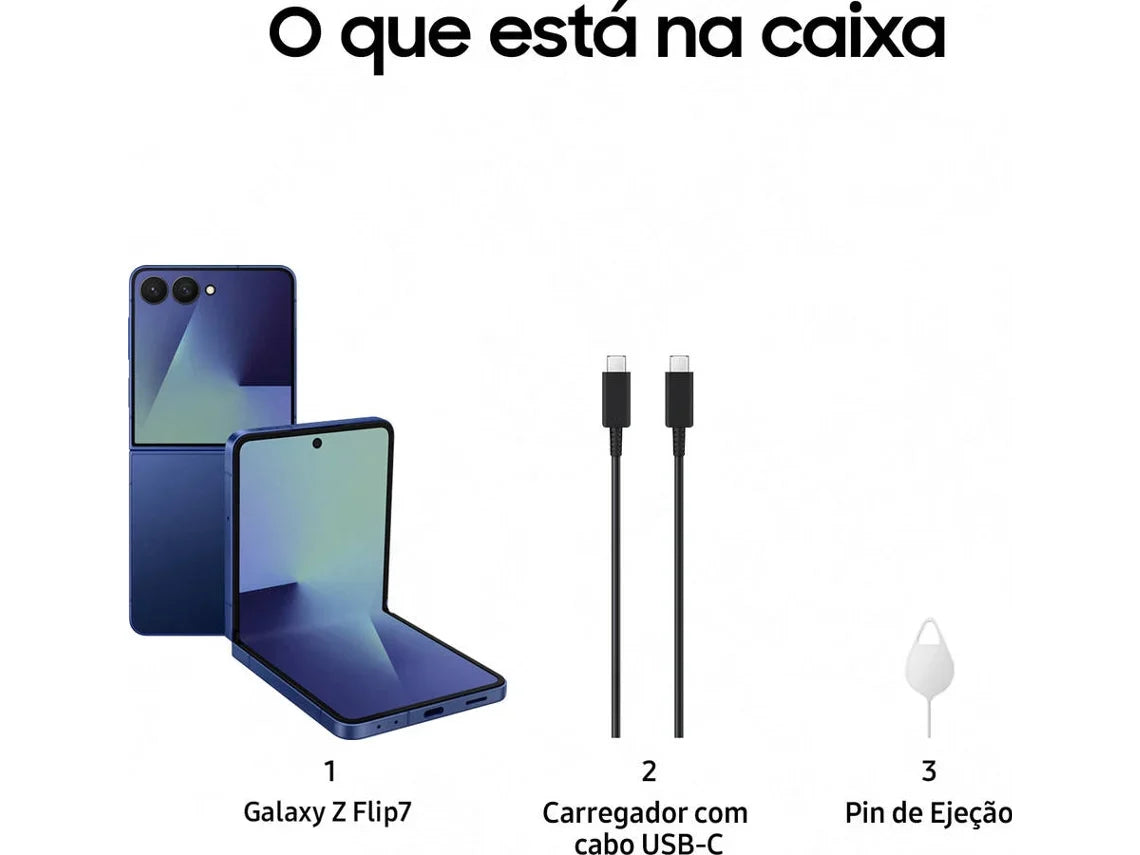 Smartphone SAMSUNG Galaxy Z Flip 7 (6.9'' - 12 GB - 512 GB - Azul Escuro)