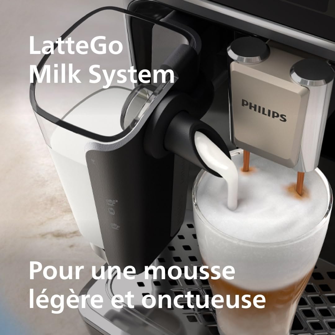 MÁQUINA DE CAFÉ PHILIPS SÉRIE 5400 LATTEGO EP5441/50 - 12 BEBIDAS, ECRÃ TFT E 4 PERFIS DE UTILIZADOR