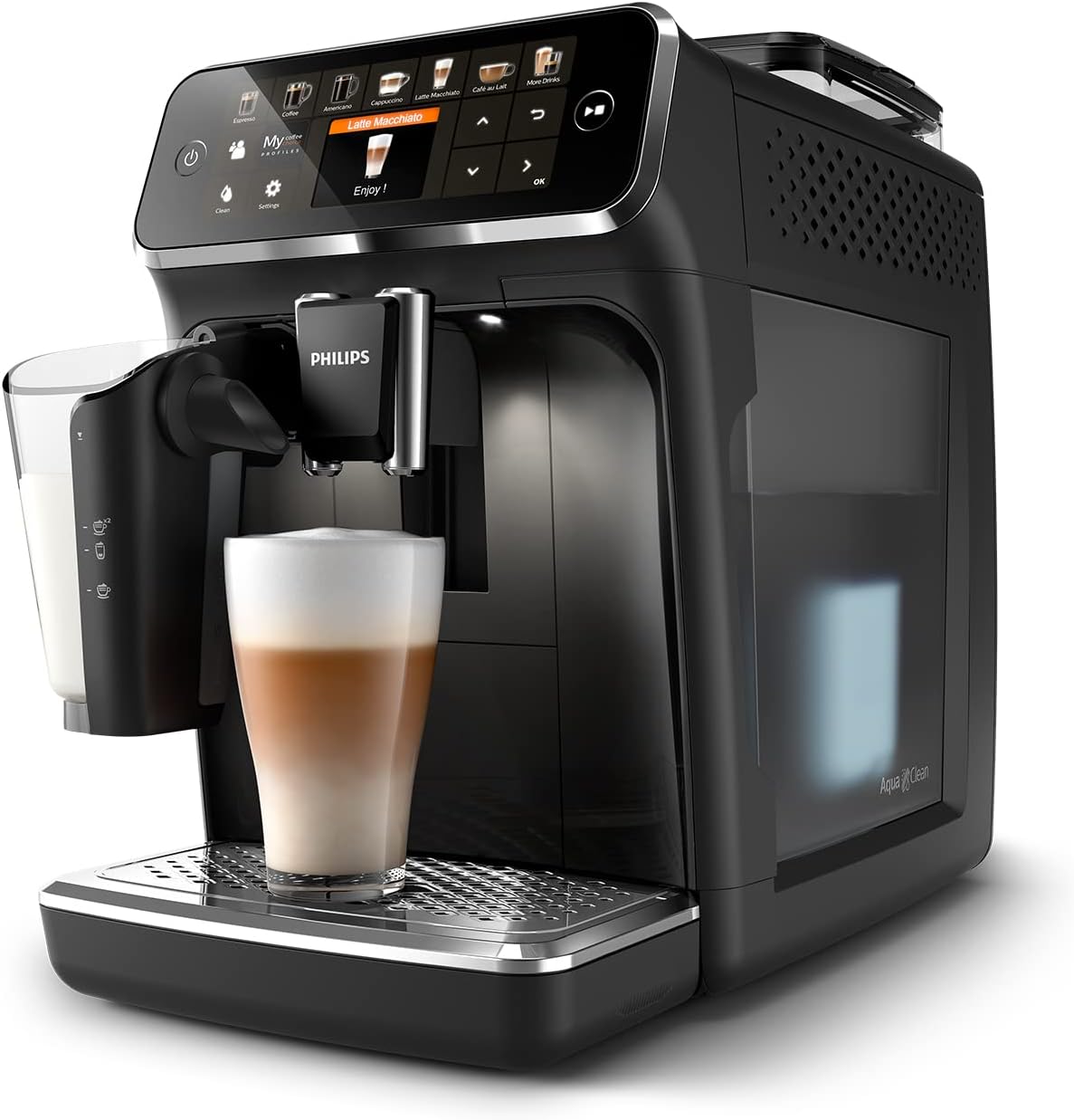 MÁQUINA DE CAFÉ PHILIPS SÉRIE 5400 LATTEGO EP5441/50 - 12 BEBIDAS, ECRÃ TFT E 4 PERFIS DE UTILIZADOR