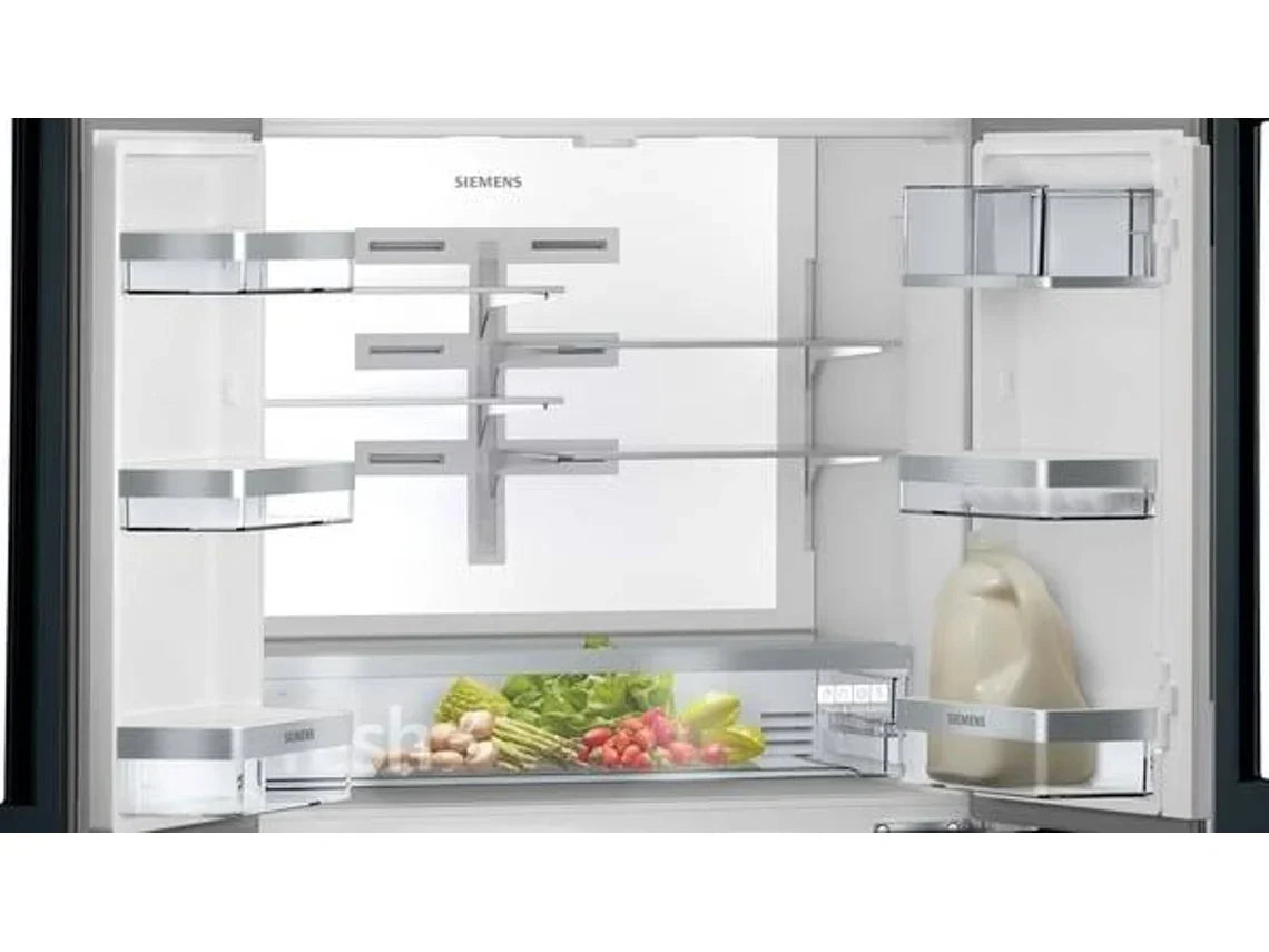 Frigorífico Americano SIEMENS KF96RSBEA (No Frost - 183 cm - 572 L - Preto)