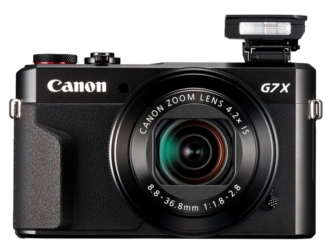 Máquina Fotográfica Compacta CANON Powershot G7X Mark II (Preto - 20.1 MP - ISO: auto 125 a 12800 - Zoom Ótico: 4.2x)