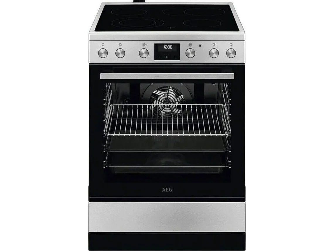 Placa vitrocerâmica AEG CCB6642CBM (Elétrica - 59,6 cm - Inox)