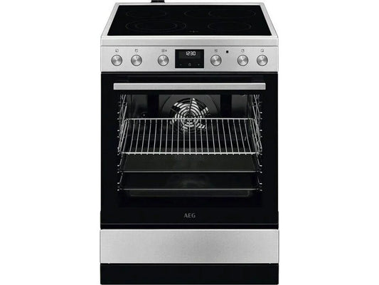 Placa vitrocerâmica AEG CCB6642CBM (Elétrica - 59,6 cm - Inox)