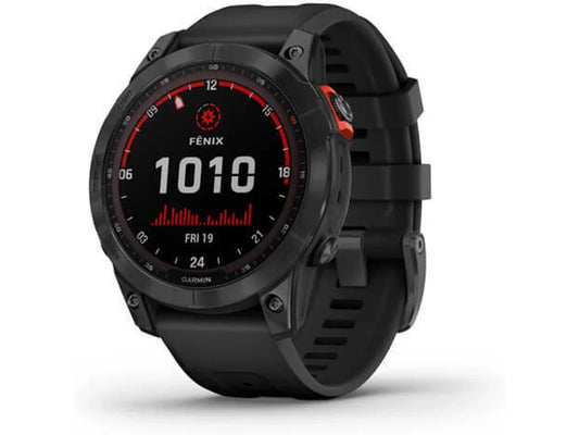 Relógio Esportivo GARMIN Fenix 7 Solar (Bluetooth – Até 14 dias de autonomia com Energia Solar – Preto