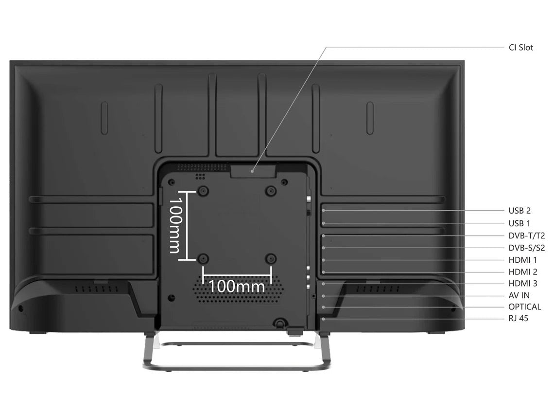 TV GOOGLE 32HG01V (LED - 32'' - 81 cm - HD - Smart TV)