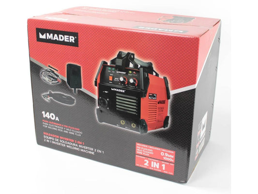 Máquina de Solda Inversora, 3 em 1 - MMA e MIG/MAG, 140A - MADER