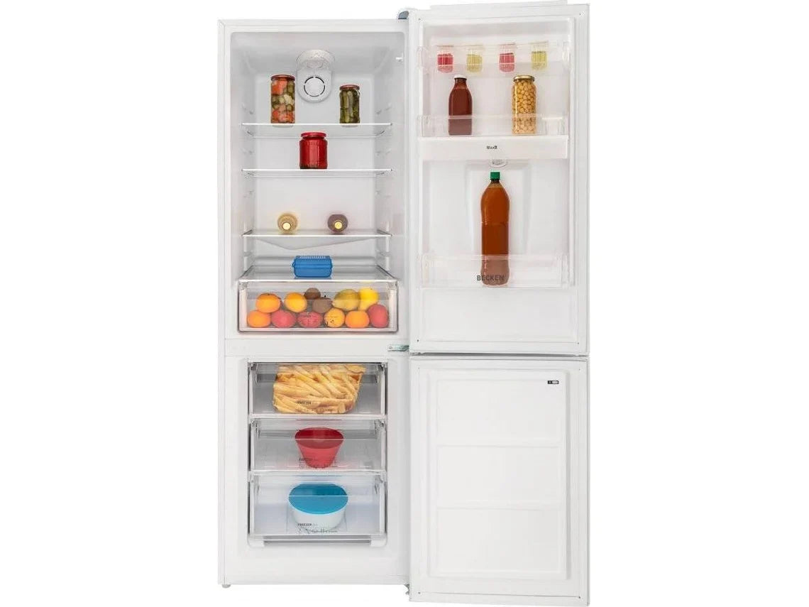 Frigorífico Combinado BECKEN BC3901N WH (No Frost - 185 cm - 300 L - Branco)