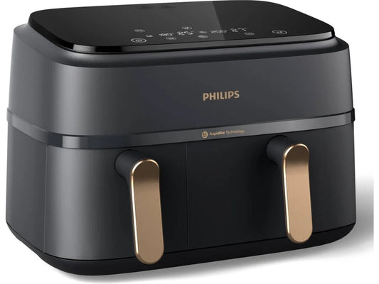 Fritadeira sem Óleo PHILIPS NA352/00 Dua Serie 3000 (9 L - Cinzento-carvão/Cobre)