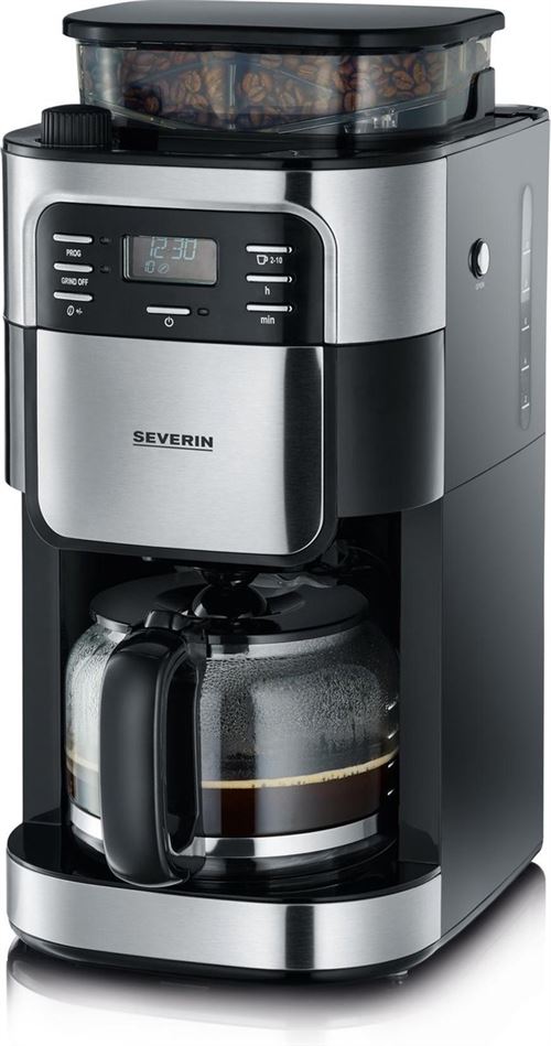 SEVERIN KA 4810 - Cafeteira - 10 xícaras - aço inox/preto