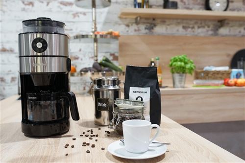 SEVERIN KA 4810 - Cafeteira - 10 xícaras - aço inox/preto