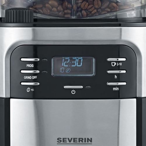 SEVERIN KA 4810 - Cafeteira - 10 xícaras - aço inox/preto