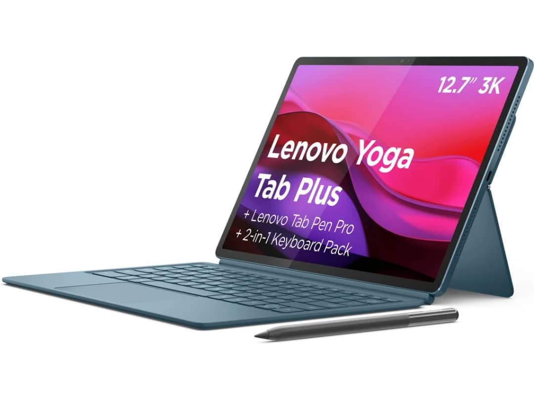 Tablet LENOVO Yoga Tab Plus TB520FU (12.7'' - 256 GB - RAM: 16 GB - Azul) + Caneta + Teclado