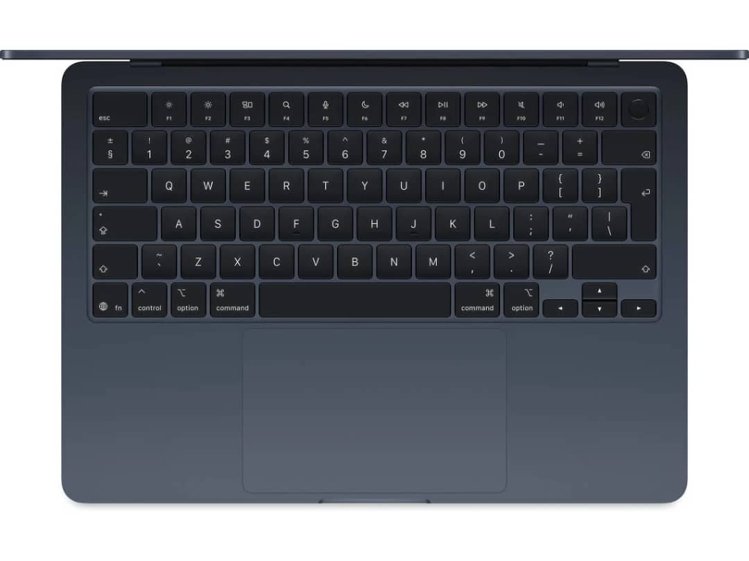 MacBook Air APPLE Meia-Noite (13.6'' - Apple M4 10-Core - RAM: 16 GB - 512 GB SSD - 10-Core)