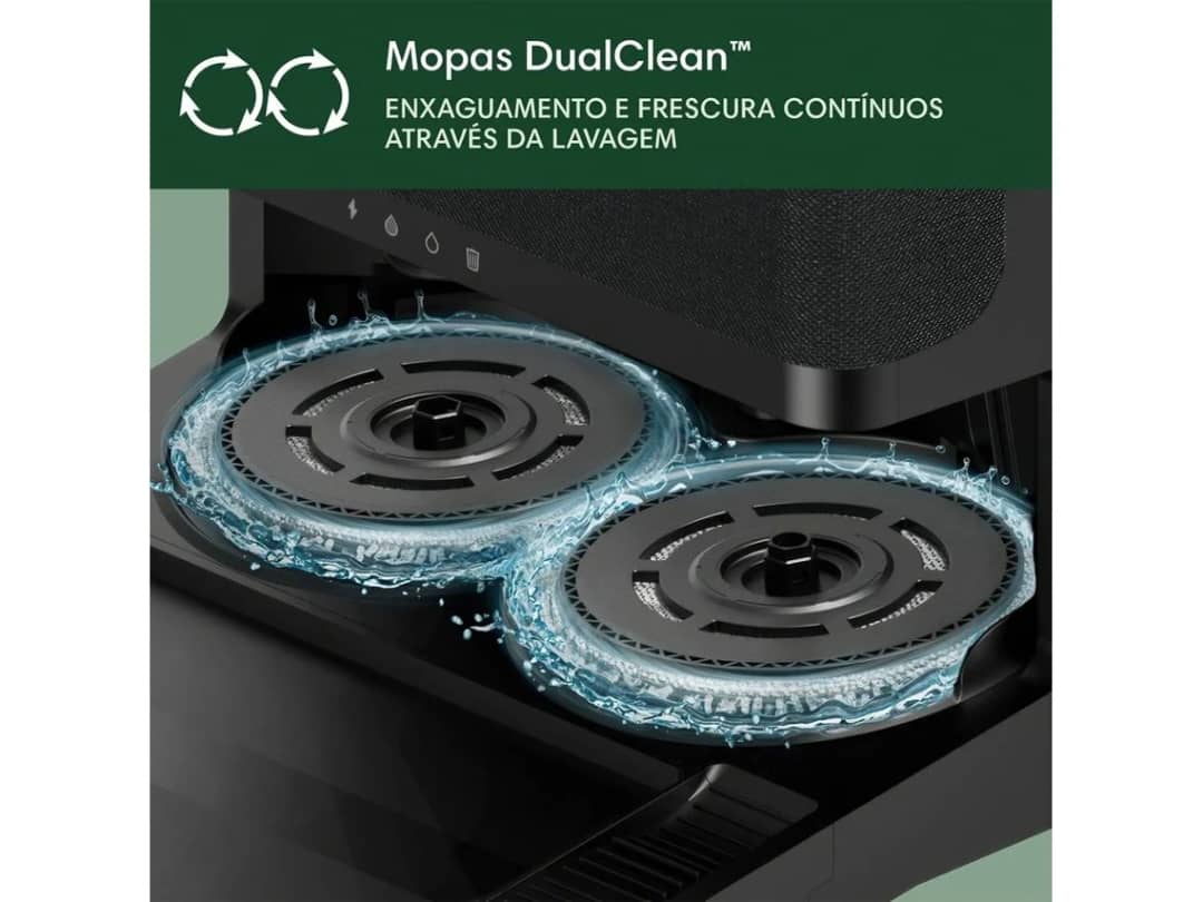 Aspirador Robô IROBOT Roomba Plus 406 Combo + Base Autowash (Autonomia: 180 min - Preto)