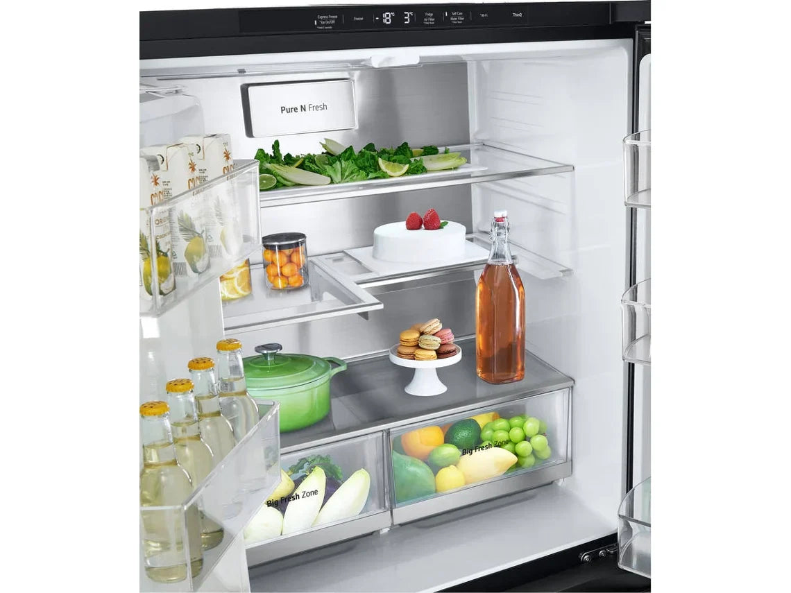 Frigorífico Americano LG GMG860EPBE (No Frost – 178,7 cm – 508 L – Preto)