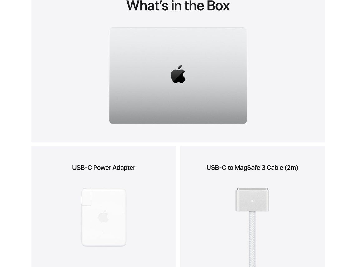 MacBook Pro APPLE Prata 2021 (Recondicionado Como Novo - 16'' - M1 Max - RAM: 32 GB - SSD: 512 GB - Teclado Qwerty US)