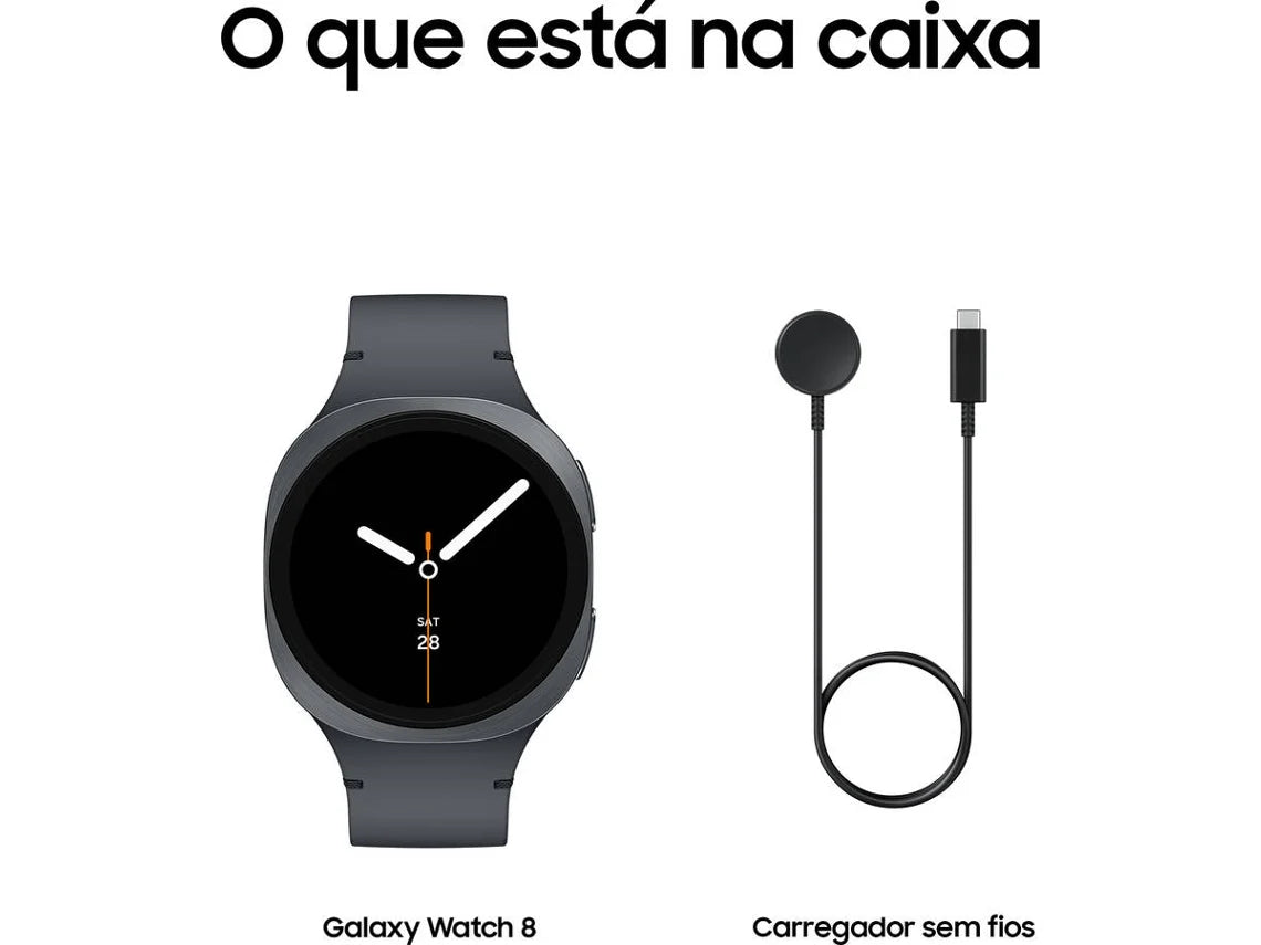 Smartwatch SAMSUNG Galaxy Watch 8 BT (44 mm - Grafite)