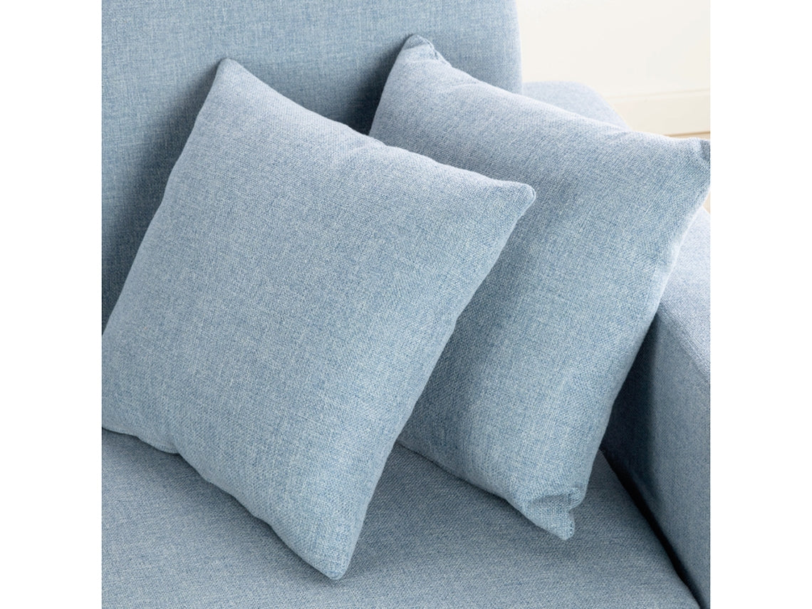 Sofá-Cama Nalui Reine 3 Lugares Azul Céu