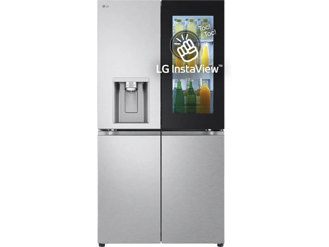 Frigorífico Americano SBS LG GMG960MBJE INSTAVIEW DOOR (No Frost - 179,2 cm - 638 L - Inox)