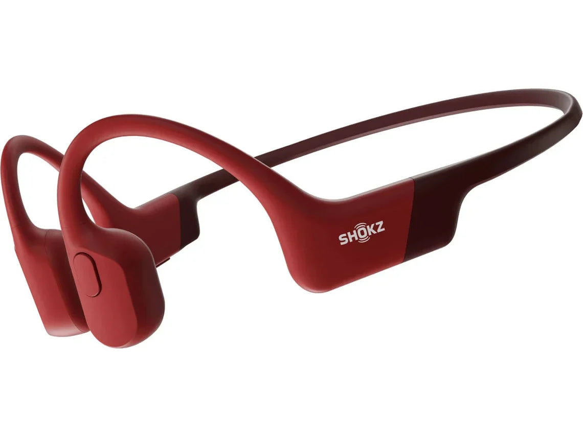 Fones de Ouvido Bluetooth Multiponto SHOKZ Openrun (Orelha Aberta - Microfone - Vermelho)